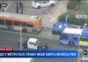 Pedestrian Killed After Metro Bus Crash Near Santa Monica Pier, Police Say Pedestrian Killed After Metro Bus Crash Near Santa Monica Pier, Police Say