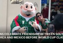 Fans Celebrate Friendship Between South Korea and Mexico Before World Cup Clash | AD1S