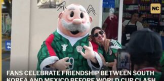 Fans Celebrate Friendship Between South Korea and Mexico Before World Cup Clash | AD1S