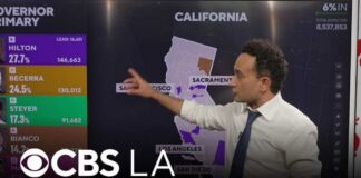 Early results of the California Governor's Race and Los Angeles Mayor's Race