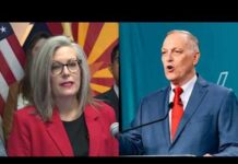 Debate Dodge Sparks Arizona Uproar Gov. Katie Hobbs won't debate Republican opponent Andy Biggs