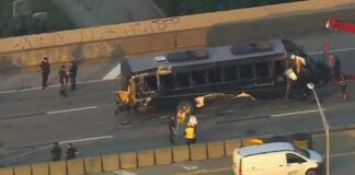 16 injured, 2 dead after bus crash on Long Island Expressway