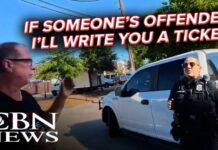 Cop Caught on Cam at Pride Rally Sparks Free Speech Furor