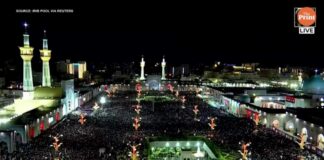 LIVE: Massive crowds attend funeral and burial of Ayatollah Ali Khamenei in Mashhad | Iran
