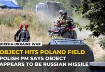 Poland says object found in field was likely a Russian missile