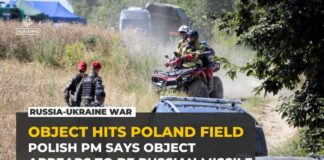 Poland says object found in field was likely a Russian missile