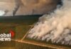 Researchers say most Canadian wildfire emissions come from burning soil