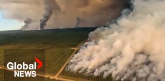 Researchers say most Canadian wildfire emissions come from burning soil