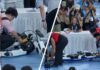 Humanoid Robot Crashes Into Judges’ Table During Weightlifting Competition in China Moment Robot Slams Into Judges’ Table At China World Humanoid Robot Games