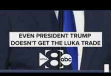 President Trump talks about the Luka trade