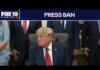 President Trump answers press questions following Oval Office media ban | FOX 10 Phoenix