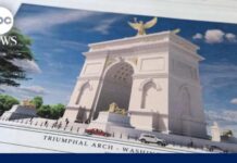 Groundbreaking planned for Trump's 'triumphal arch'