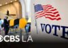 California democrats rally against Prop 39, the state's proposed voter ID law