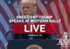 LIVE REPLAY: President Trump Holds a Rally in Vandalia, OH - 10/03/26