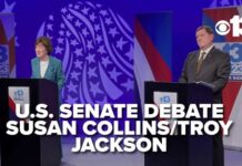FULL: Maine Sen. Susan Collins and Troy Jackson face off in U.S. Senate debate ahead of Election Day